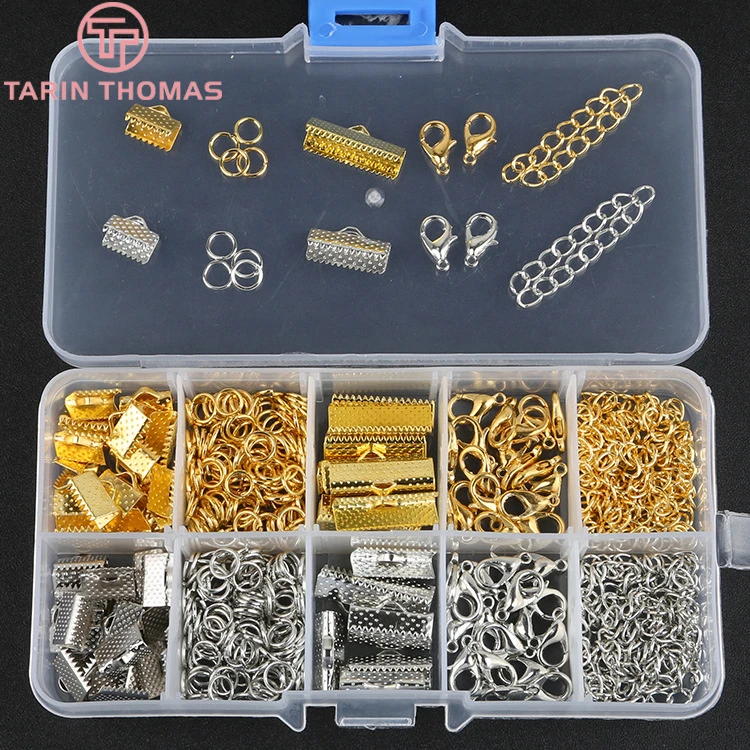 Набор коробок настройки прыгающие кольца Омары застежки расширенный набор цепи