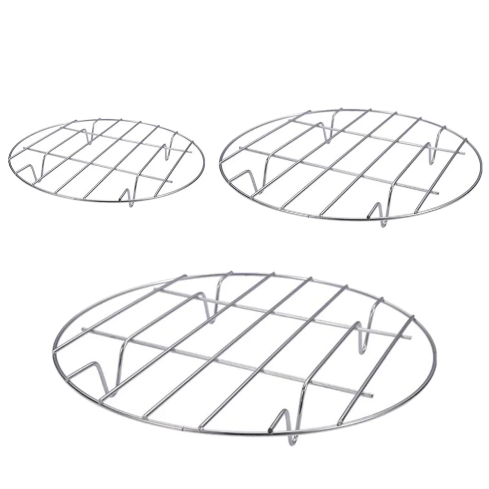 

3pcs Stainless Steel Anti-scald Steamer Racks Home Steaming Holders for Home