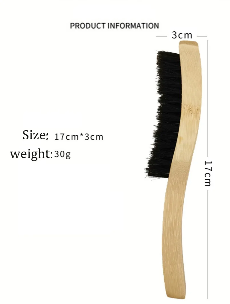 1 шт. бамбуковая деревянная ручка мужская дуговая щетка для бороды мужские усы
