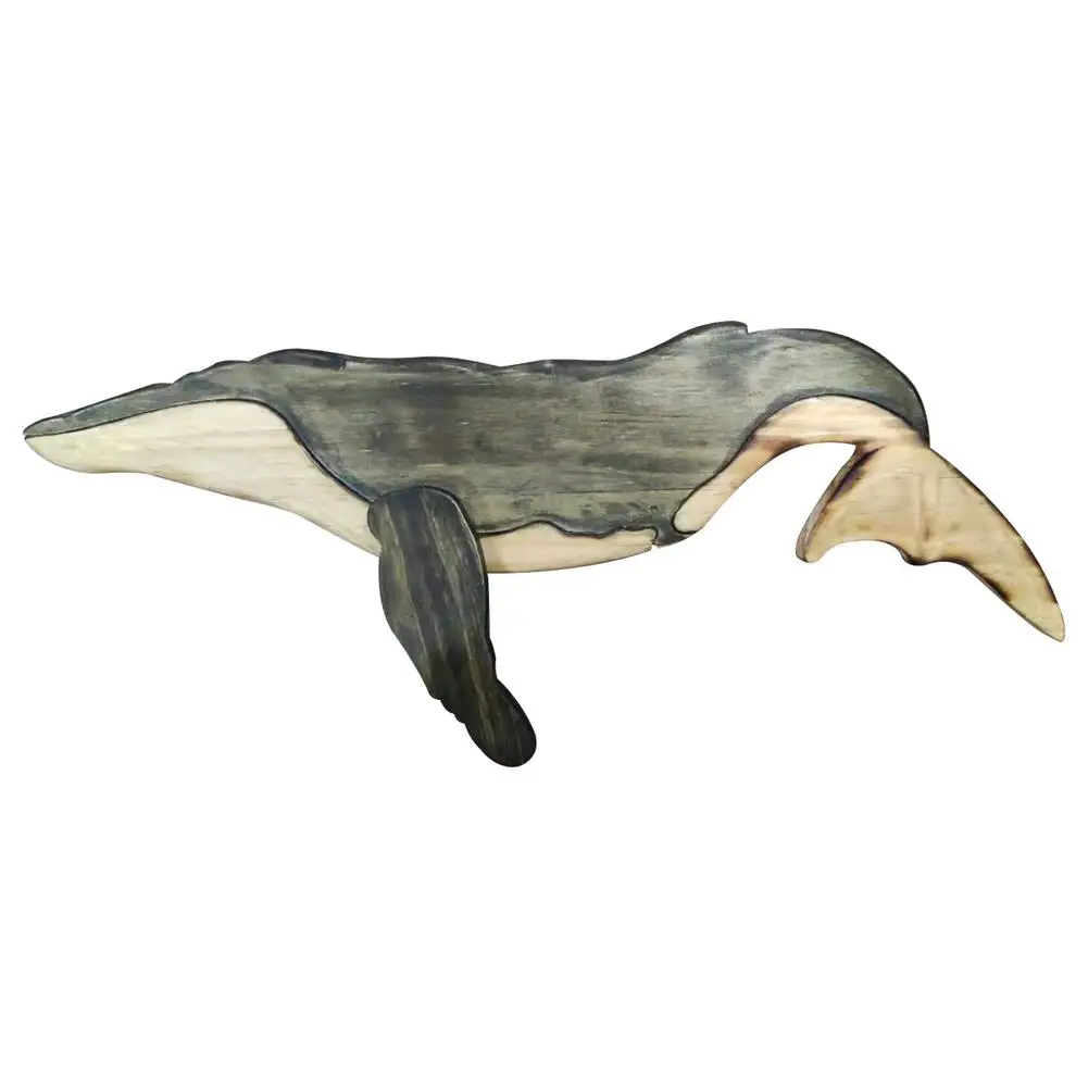 

Искусственный деревянный интерьер, декоративный подвесной античный кулон, праздничный кулон, украшение с китами для домашнего праздника