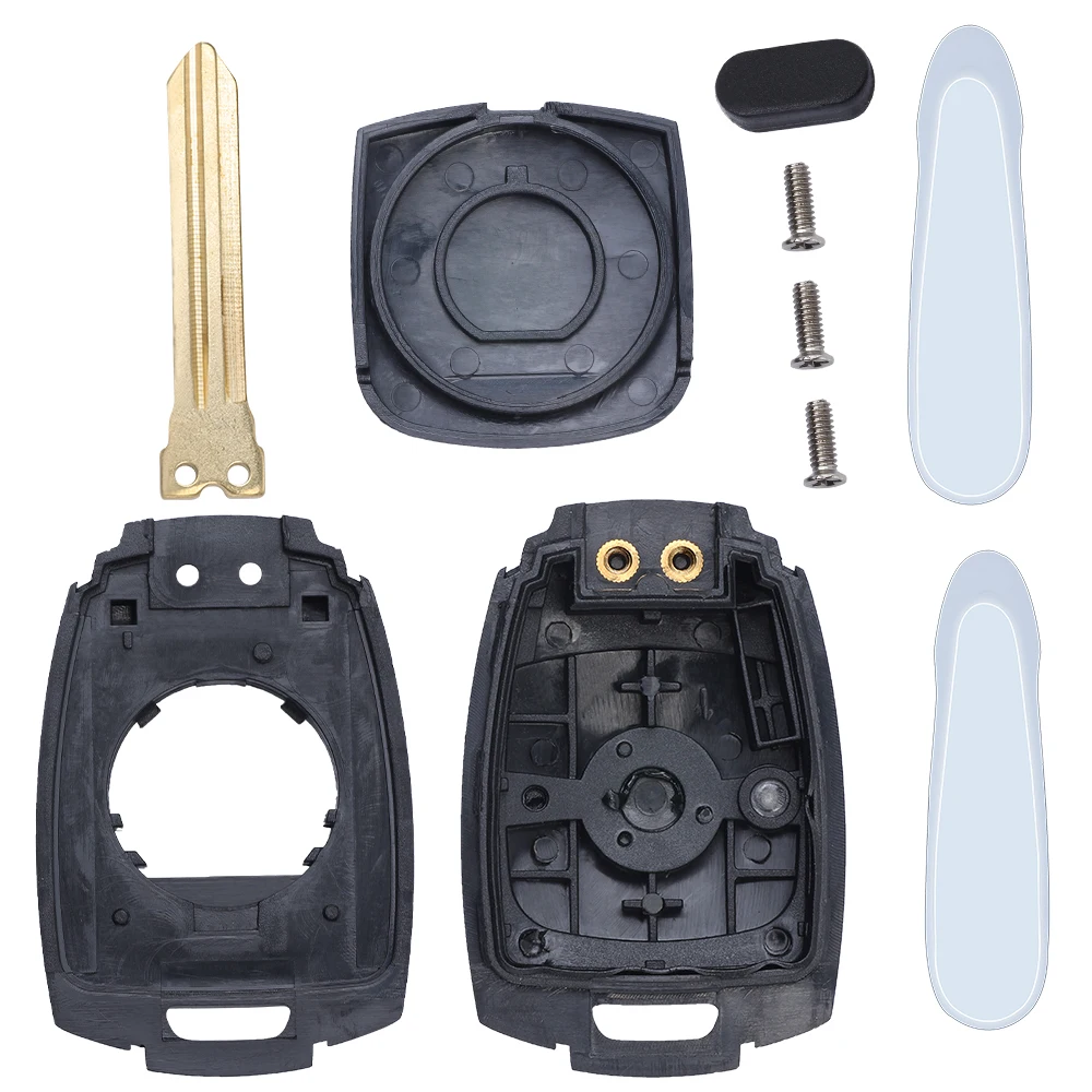 Пульт дистанционного управления KEYECU с 2 кнопками чехол для ключа SsangYong Actyon Kyron Rexton