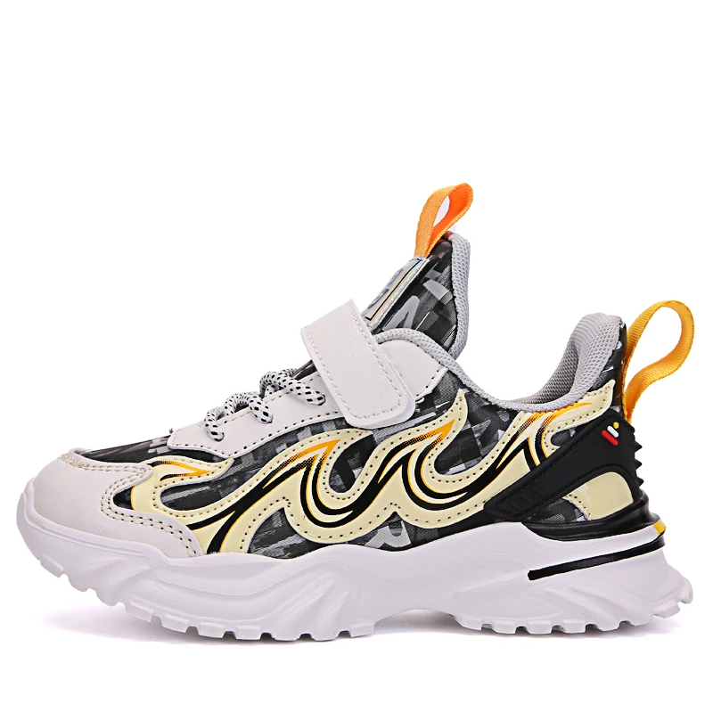 

Детские кроссовки для мальчиков, сетчатая теннисная обувь, дышащая Спортивная обувь для бега, легкая детская повседневная прогулочная обув...