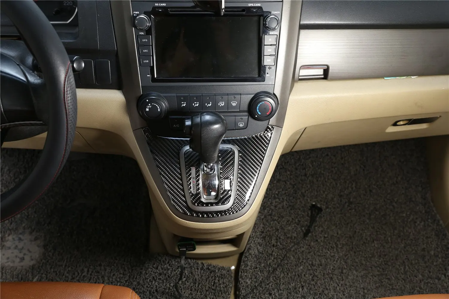 Панель переключения передач из углеродного волокна для Honda CRV CR-V 2007-2011 |