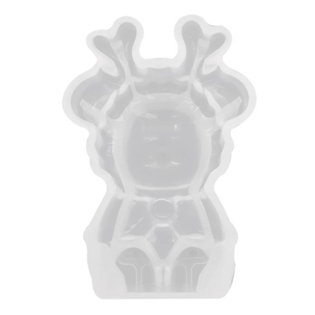 Рождественская силиконовая 3D форма сделай сам для ювелирных изделий эпоксидной