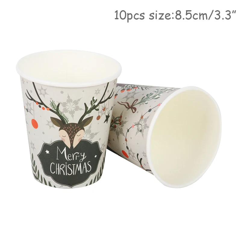 10 шт. одноразовые бумажные чашки для кофе | Дом и сад