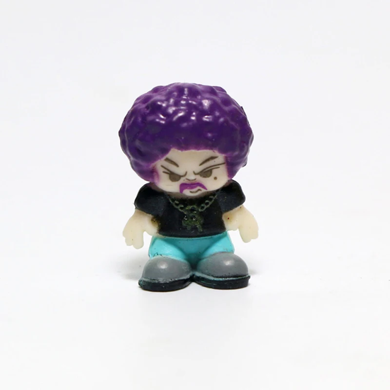 

50pcs Mini Cartoon Pighead Hoody Bludger Jerk Ugly Bad Guys PVC Figure Figurine Collection Model Toy Gift For Child Kid