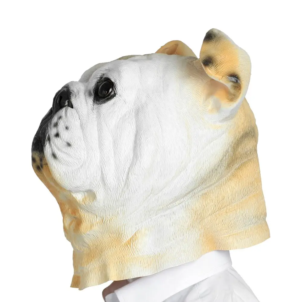 Маска для животных Mascarello костюм маска бульдога полная голова Rave Shar Pei косплей