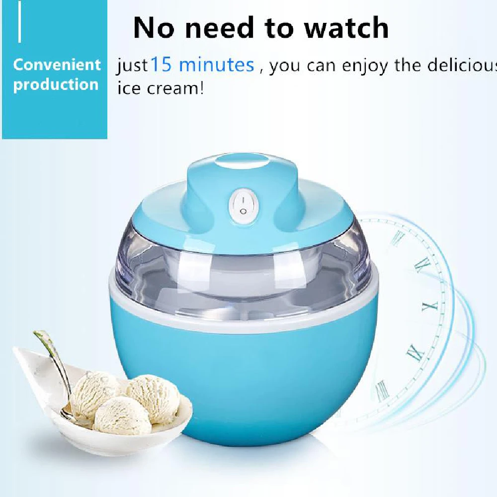 0.6L машина для мороженого Портативный полностью автоматический легкая