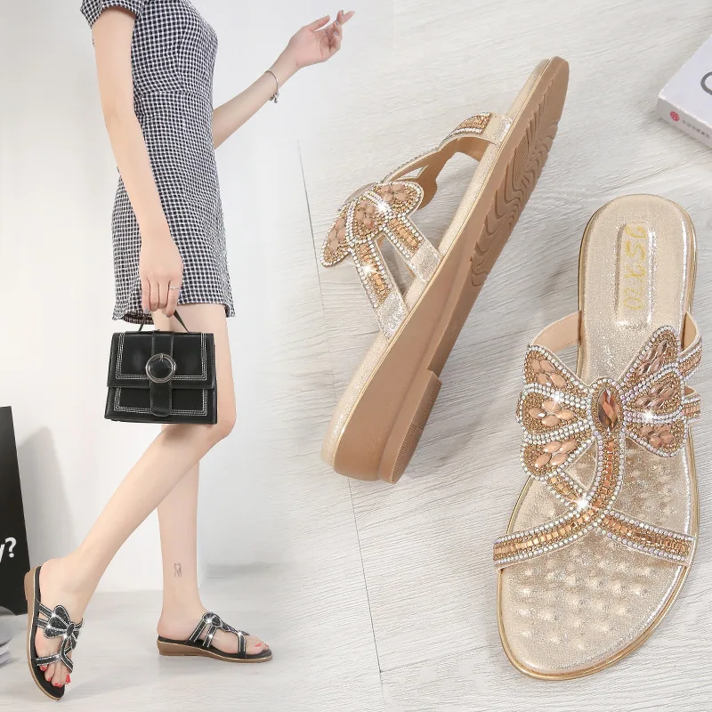 

Women Sandals Flats Shoes Casual Women's Shoes Outdoor Casual Party Woman Summer Flat Shoes Women Fashion Plus Size