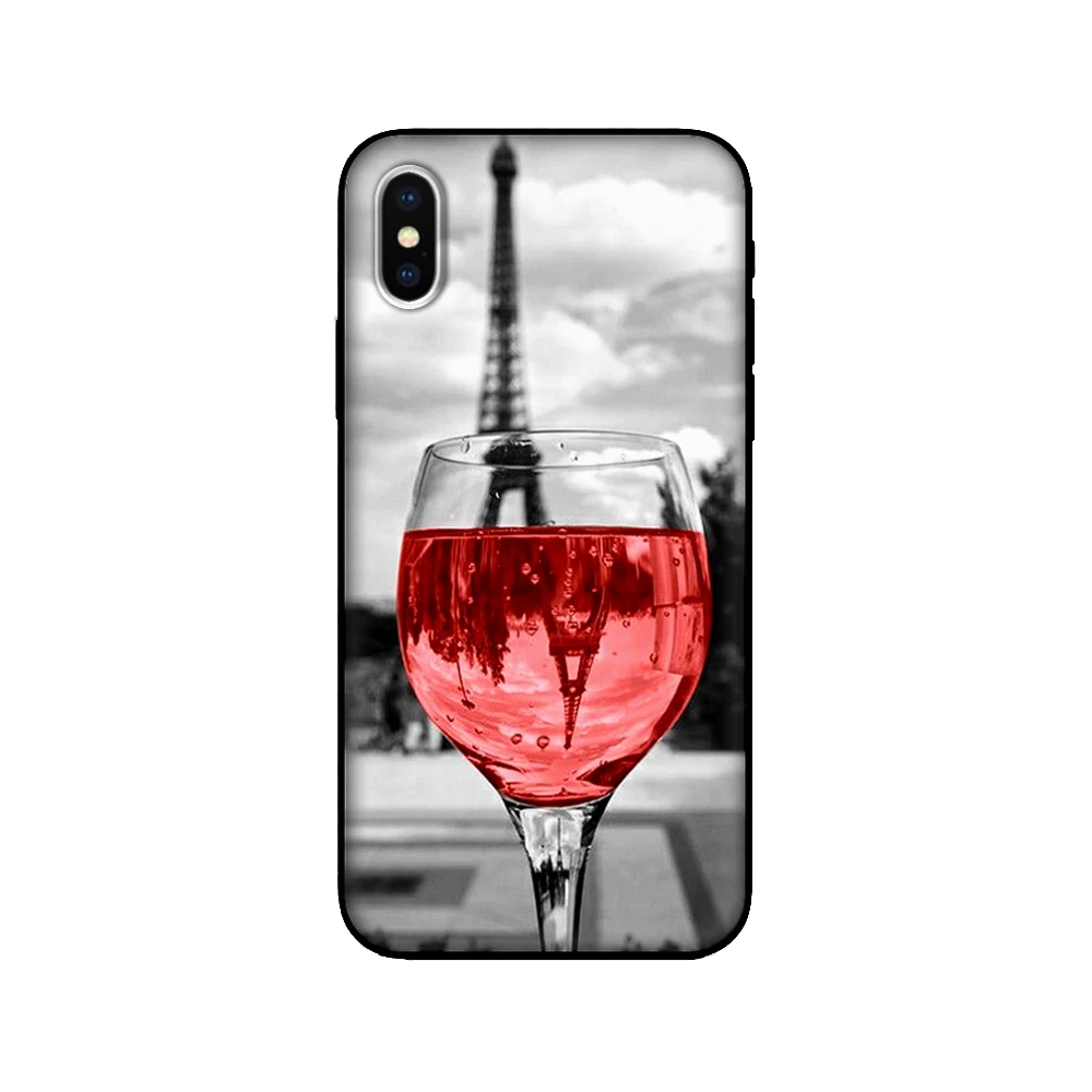 Черный чехол из ТПУ для Huawei Honor 8a Prime 8s 9 Lite honor 9A 9C 9X Premium 9x Pro 9S напитков пива вина