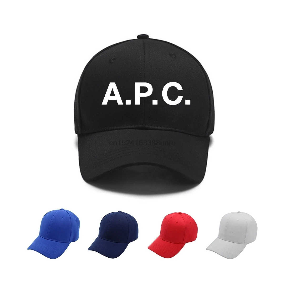 Высокое качество A.P.C бейсболка кепка с логотипом хлопковая бейсболка для мужчин и женщин Регулируемая хип хоп