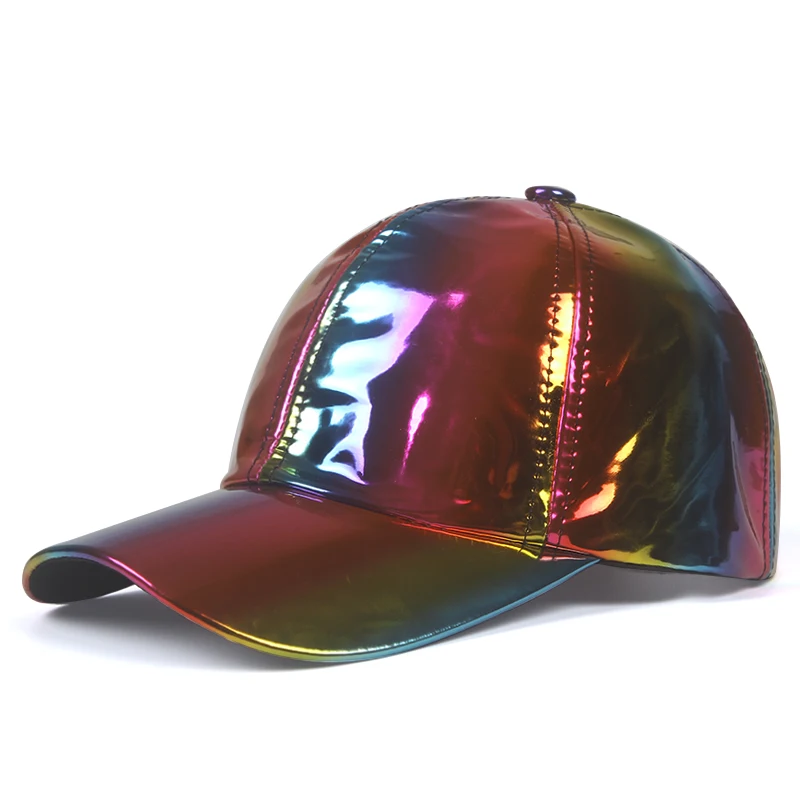 Новинка 2020 Кепка из искусственной кожи головной убор с лазерным рисунком для