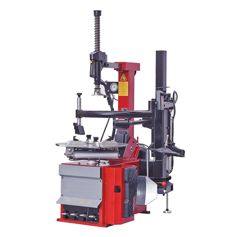 

Professional Pneumatic Tilt-back Post Tyre Changer With Right Help Arm The Modle 660R