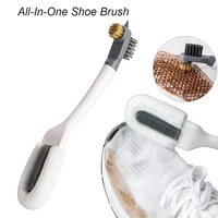 convenient soft professional multi functional cleaning sneakers shoes cleaner washing shoe tool all in one shoe brush
