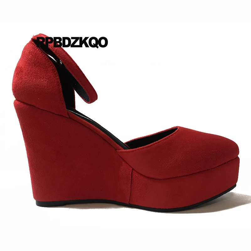 Женские зеленые туфли на танкетке высоком каблуке супер дизайнерская обувь