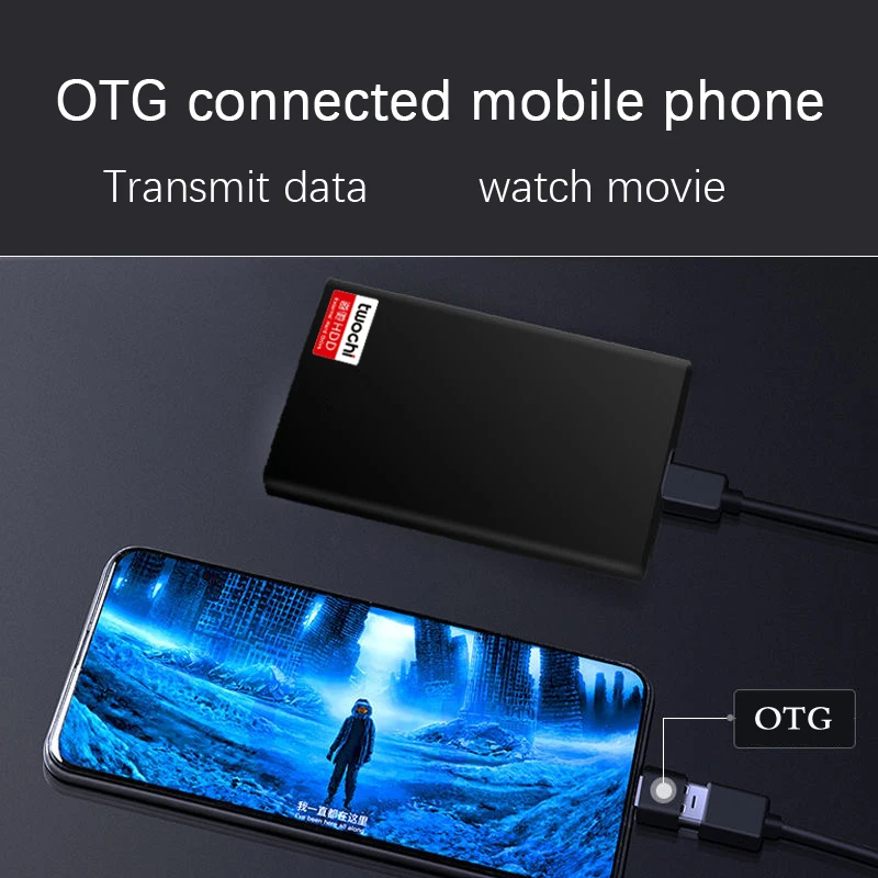 TWOCHIɲ.5' Портативный внешний жесткий диск USB3.0 высокое Скорость HDD для PC/Mac