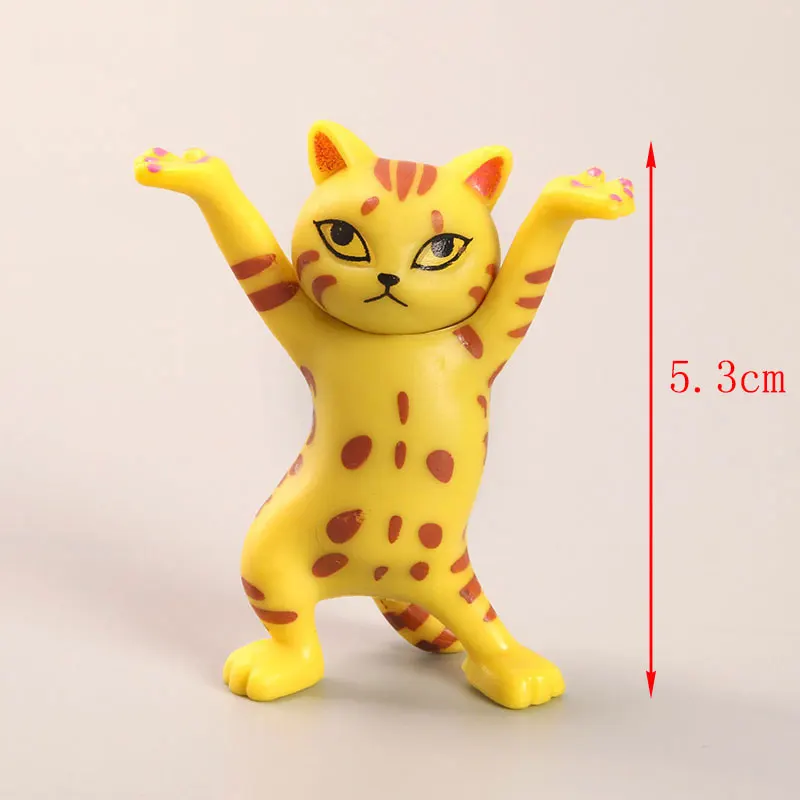 

5Pcs Funny Cat Pen Holder Toys Hold Everything Cat Earphone Bracket Home Decoration Dancing Kitty Storage Set Holder For Airpods