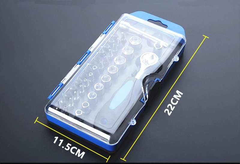Набор гаечных ключей с трещоткой и отверткой 38 шт. | Инструменты