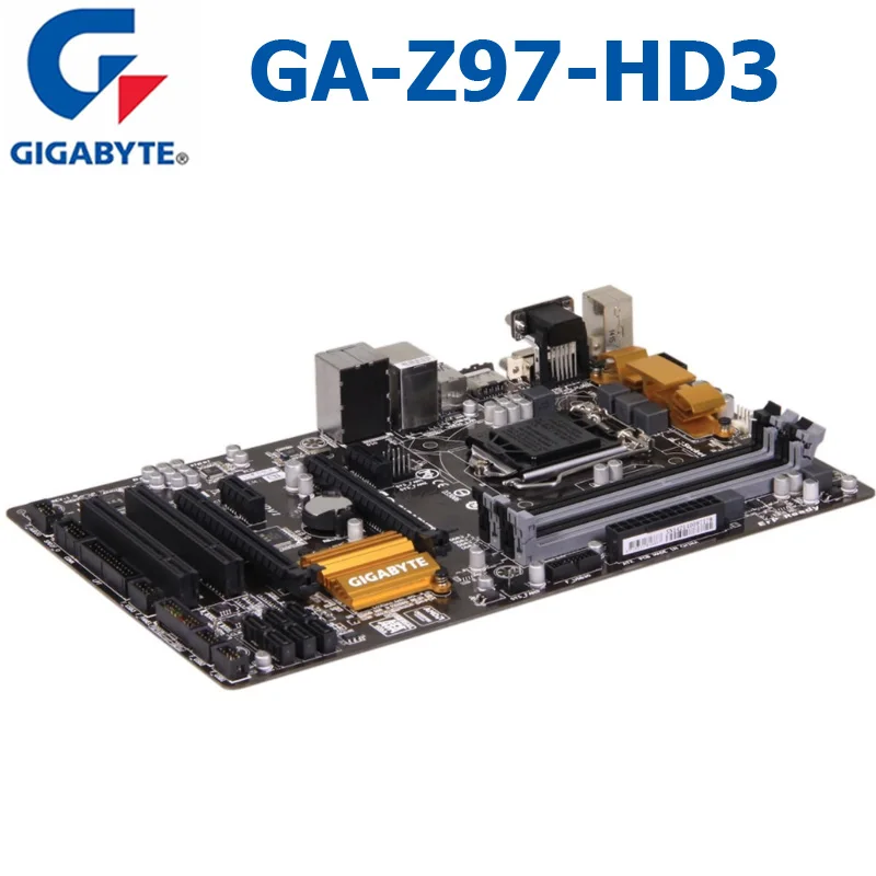 Gigabyte GA-Z97-HD3 материнская плата LGA 1150 DDR3 оригинальный десктопный компьютер 32 Гб Cpu i7