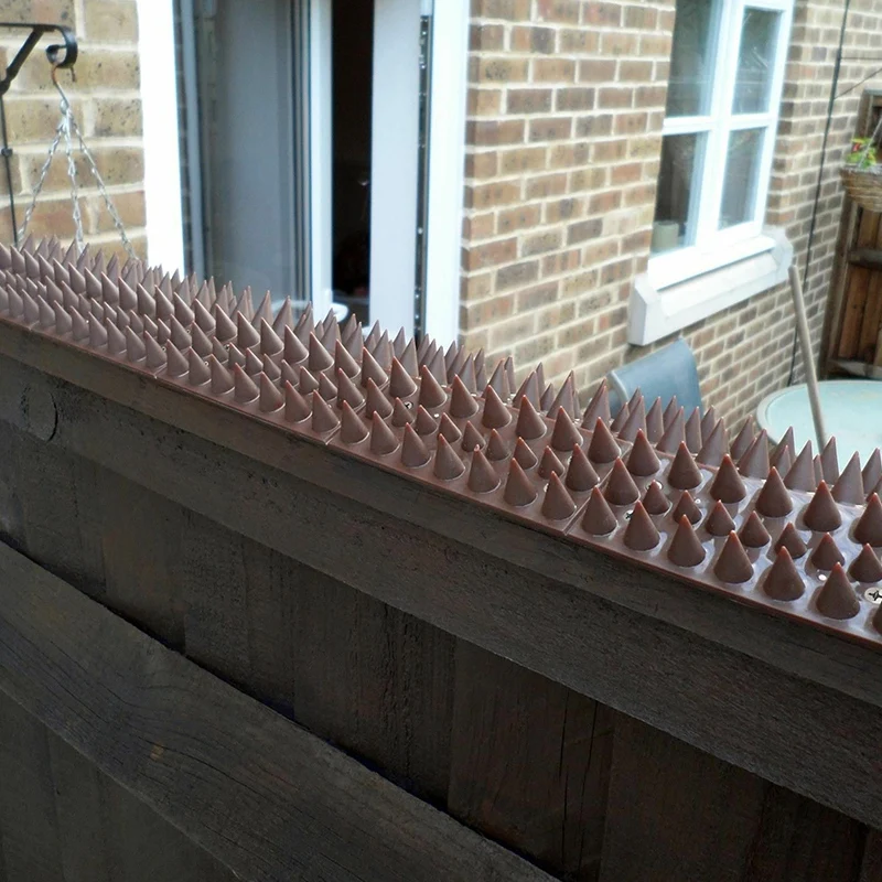 10 шт. Коричневый Пластиковый Противоугонный забор настенный гвоздь | Дом и сад