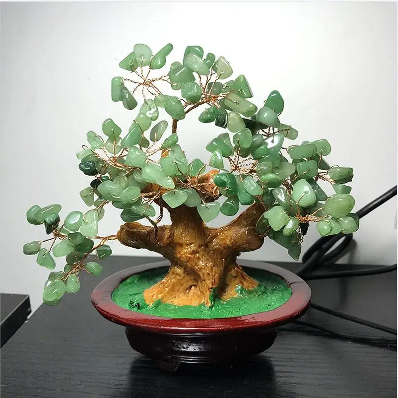 

Natural dongling jade crystal fortune tree fortune tree ornaments