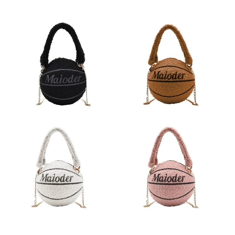 

Женские плюшевые баскетбольная форма сумки через плечо сумка через плечо из искусственной кожи Женская сумочка через плечо сумка-портфель