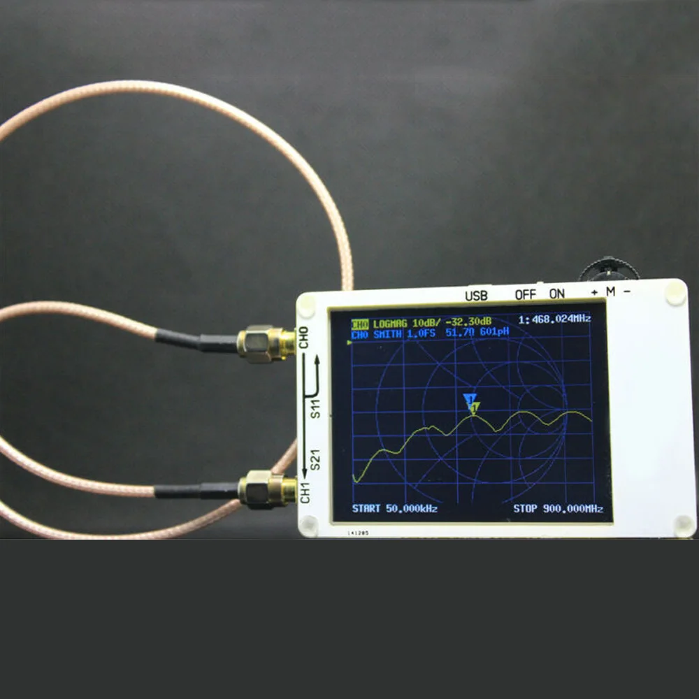 Новый Nano VNA хост сетевой анализатор векторная антенна с ПК программного