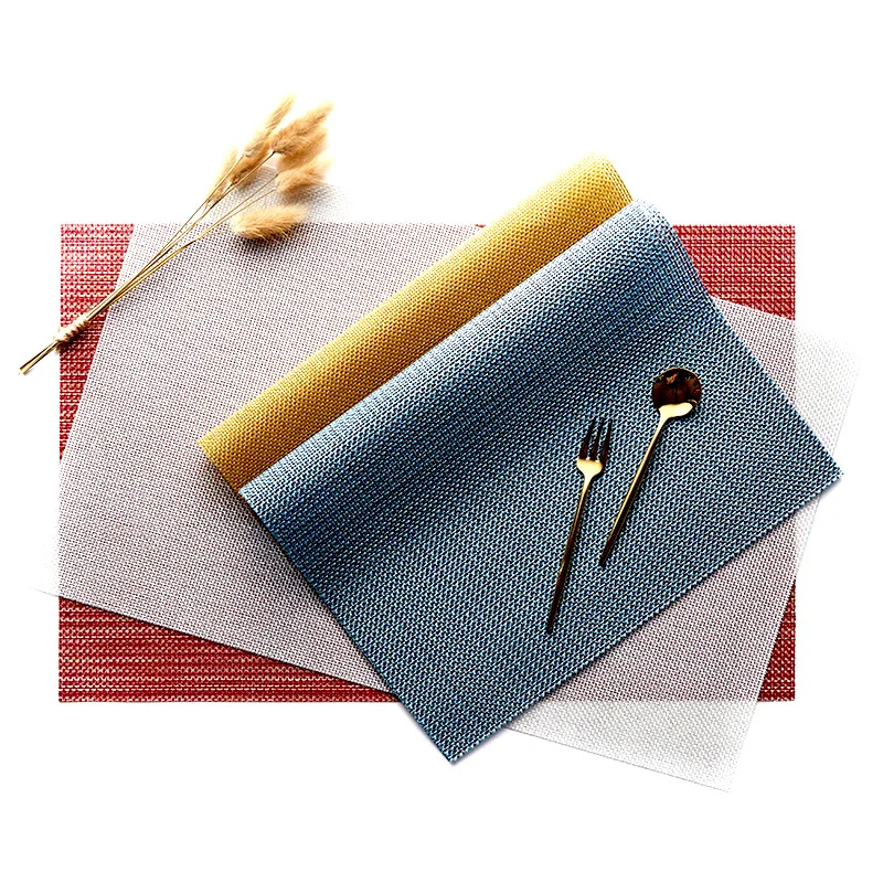 

Простой квадратный тканый искусственный фотографический теплоизоляционный коврик для коврика из ПВХ с защитой от ожогов и влаги