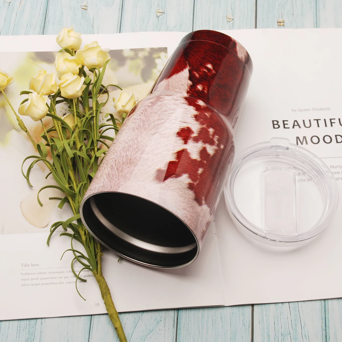 

Wholesale Domil Cowhide Tumbler 30oz Double Wall Stainless Steel Travel Mug Beverage Cup Great Gift for Mums Friends DOM1161175