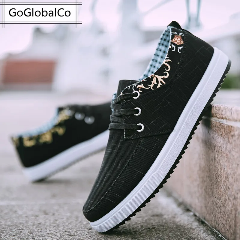 

Man Shoes For 2021 Summer Canvas Calceus Korean Style Lace-Up Casual Vulcanized Zapato Male Lightweight Original Sneakers A54