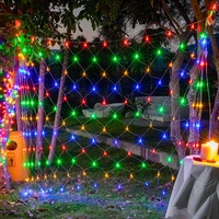 33m 320 led net mesh fairy string light christmas garland window curtain fairy light wedding party holiday tree bushes decor