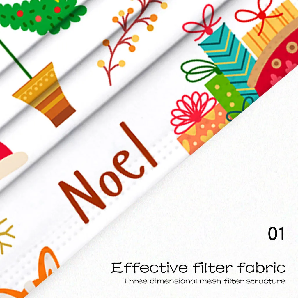 

Disposable Face Mask Kids Children Print Mask Dustproof 3Ply Ear Loop Protective Mascarillas Kawaii Facial Mask Multi-style 50PC