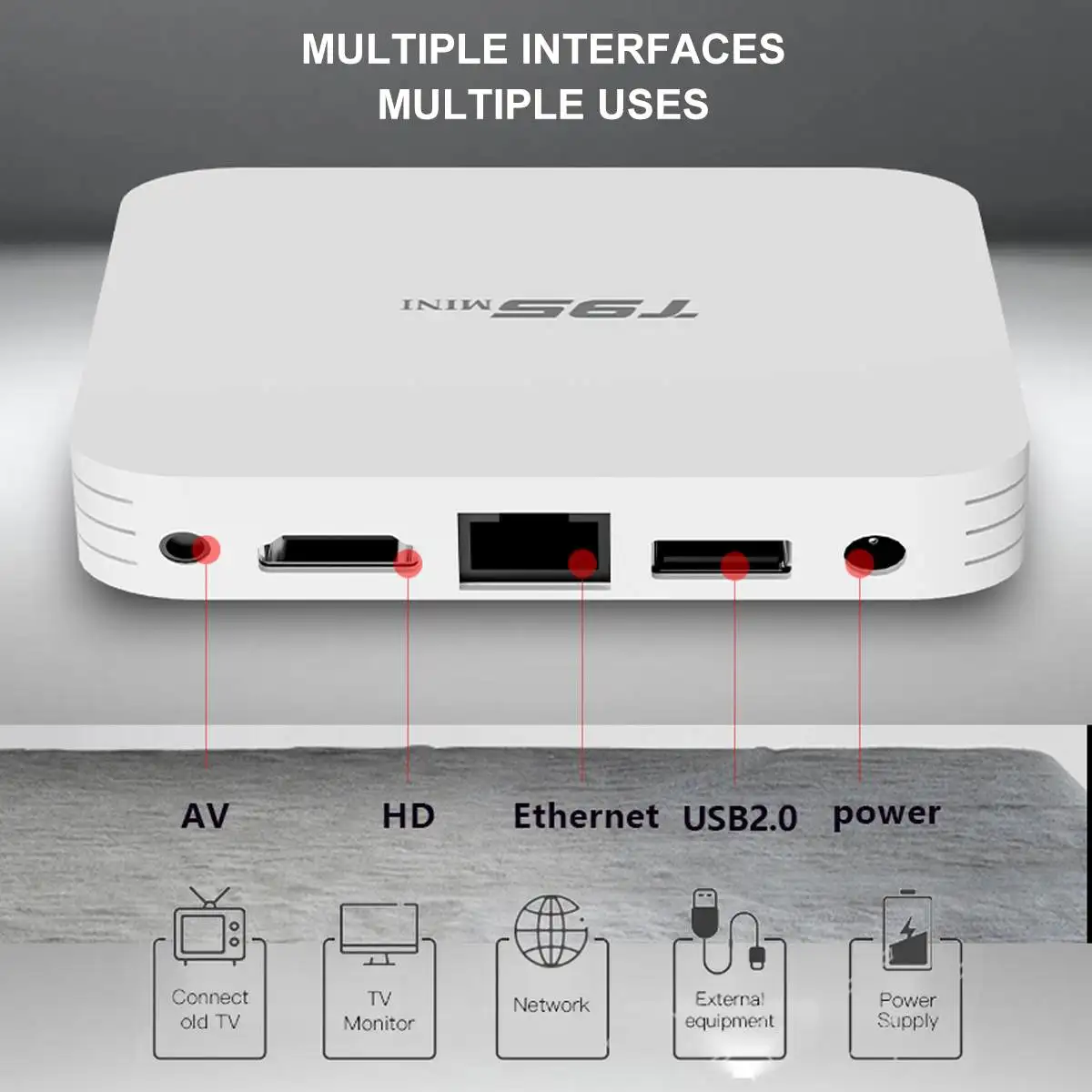 T95 MINI H313 4K TV Box Android 10 with Quad Core WIFI Smart Set Top IPTV OTT M3U Receiver for Netflix YouTube Media Player 2021 |
