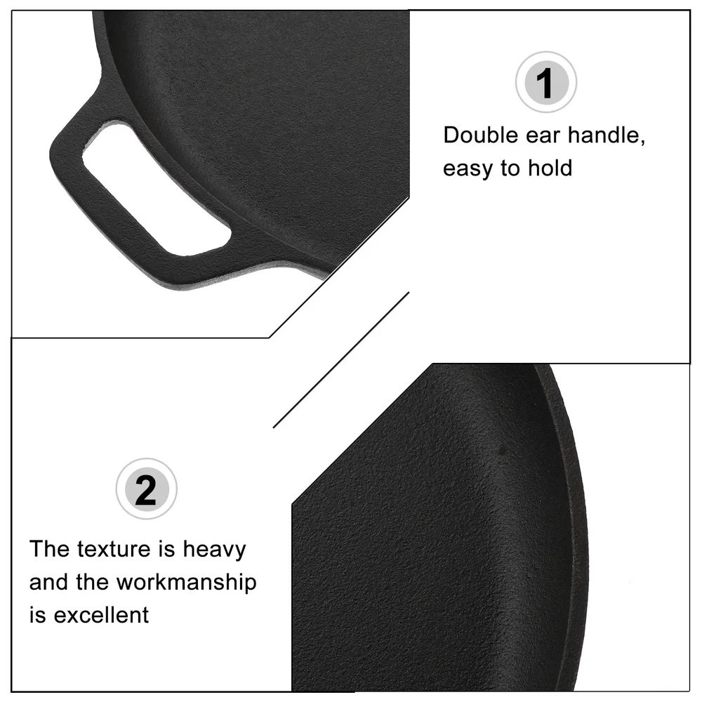 

Practical Iron Frying Pan Non-stick Pan Pancake Pan Household Cooking Utensil