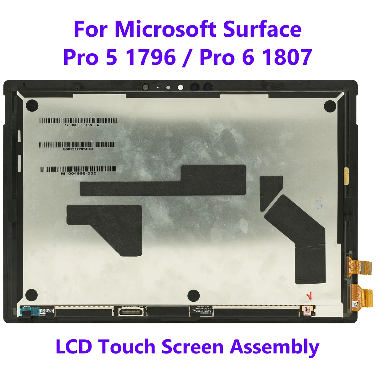 

Original Microsoft Surface Pro 5 Pro 6 Model 1796 1807 LCD Display Touch Screen Digitizer Assembly Replacement LP123WQ1-SPA2