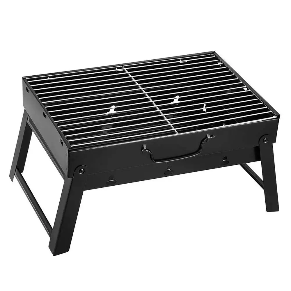 

BBQ Grill Foldable Grill Outdoor Grill Portable Lightweight Steel Party Charcoal Tool Folding Picnic