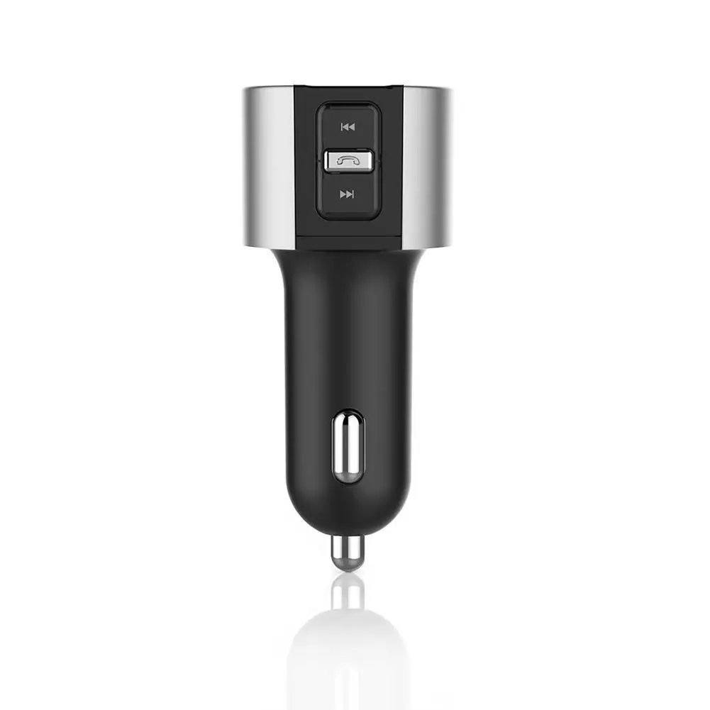 Bluetooth fm-передатчик беспроводной MP3-плеер Автомобильное зарядное устройство с двумя портами usb громкой связи