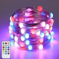 led string lights dream fairy diy holiday copper wire light home decor rgb bluetooth controller 5m10m