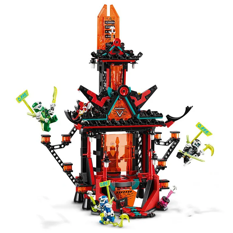 2020 Новый ninjagoo фильм Empire Temple of Madness 486 шт Строительный блок сборка совместимый 71712
