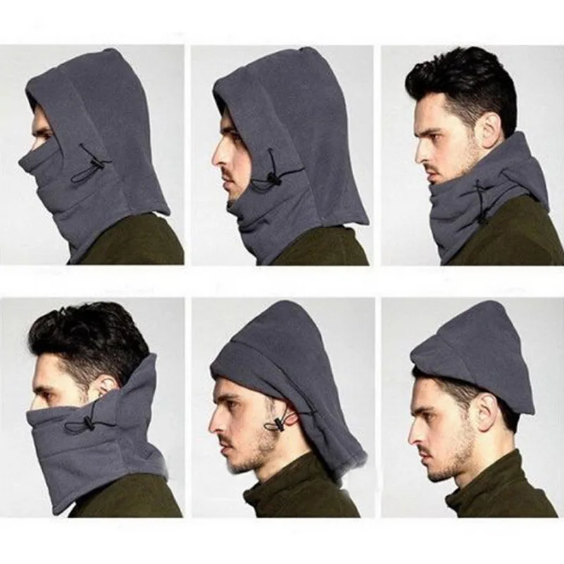 

Outdoor Riding Hat Men's Winter Fleece Hat Line Face Protection To Keep Warm Masked Hat Winter Riding Windproof Hat To Keep Warm