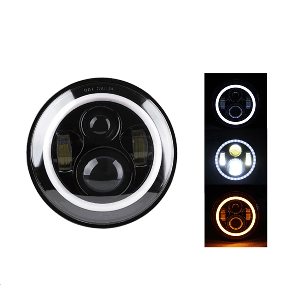 2 шт. 7 дюймов светодиодный галогеновые фары головного света + Противотуманные для