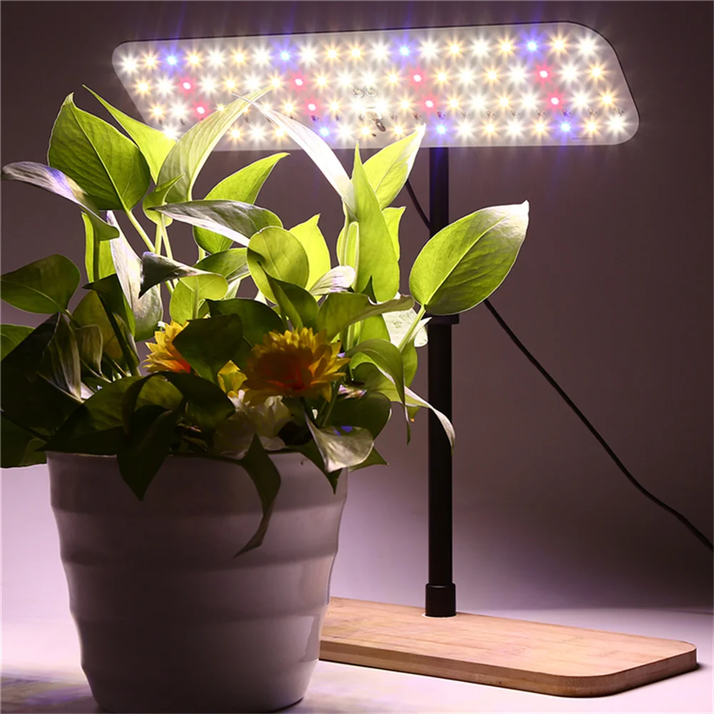LED Grow Light Full Spectrum 100W 450nm 660nm 4500K 6000K Ultra Thin Quantum Tech Board Growth Lighting Hydroponics Plant Lamp
