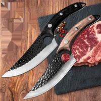 damask stainless steel kitchen knives forged boning knife butcher knife meat cleaver vegetable cutter kitchen tools