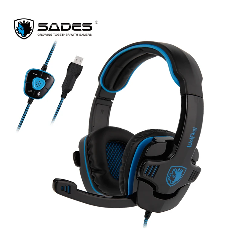 Горячее предложение! Распродажа! Sades SA 901 игровая гарнитура 7 1 surround USB Игровые