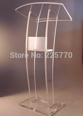 

Transparent Acrylic Church Platform Perspex Church Rostrum Plexiglass Church Lectern Church Lect