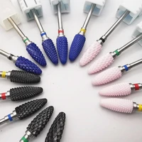 rikonka cutter for manicure ceramic nail drill bits nail files manicure 332 nail milling cutter electric nail art tool