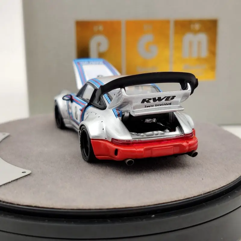 PGM 1:64 для P ~ sche 964 RWB Martini Rauh Welt Begriff #8 литые под давлением модели Ограниченная серия