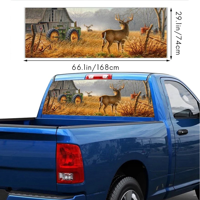 

Задняя 3d-наклейка на заднее стекло, 66,1x29,1 дюйма