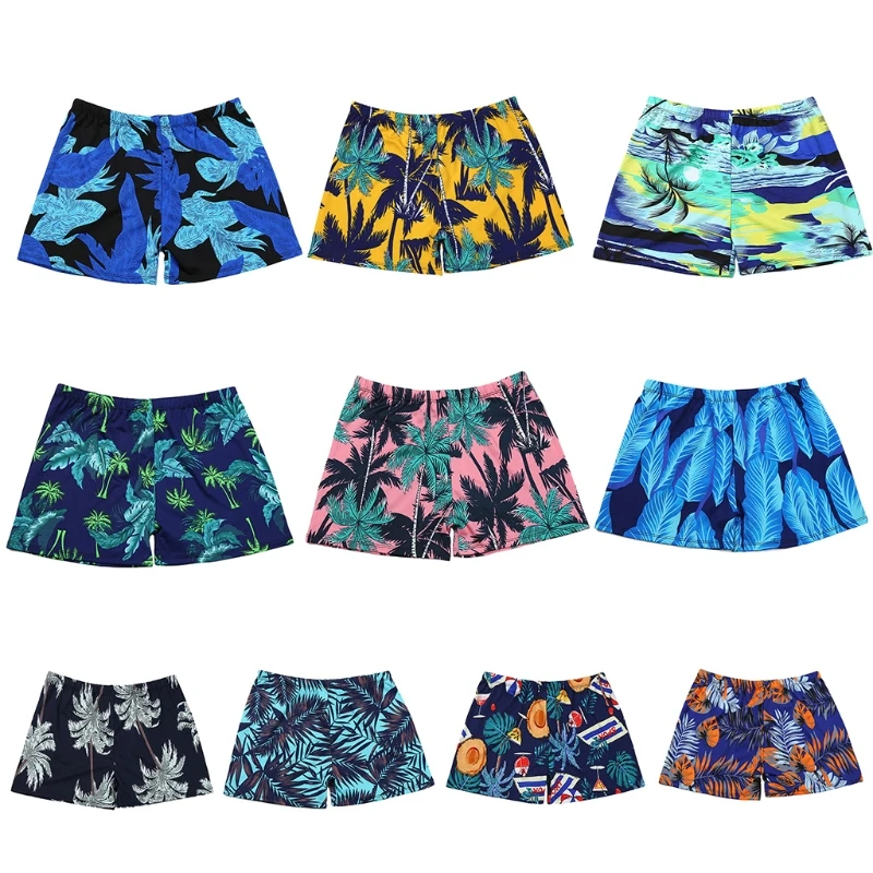 

Men Quick Dry Swim Coconut Tree Surfing Beach Shorts Mesh Boardshorts 77HC