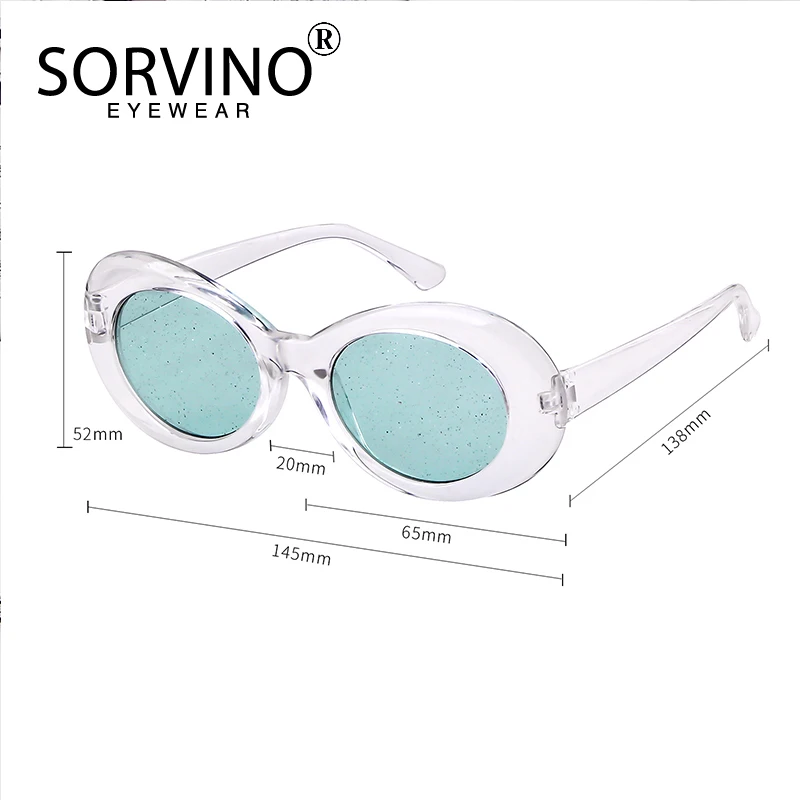 Очки солнцезащитные женские Овальные в стиле Курта Кобейна с леопардовым принтом|Женские очки| |